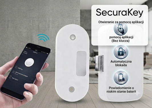 SecuraKey Inteligentny Zamek Sterowany Bluetooth i Karta Dostępu / Zabezpiecz Swoją Prywatność 🛡️