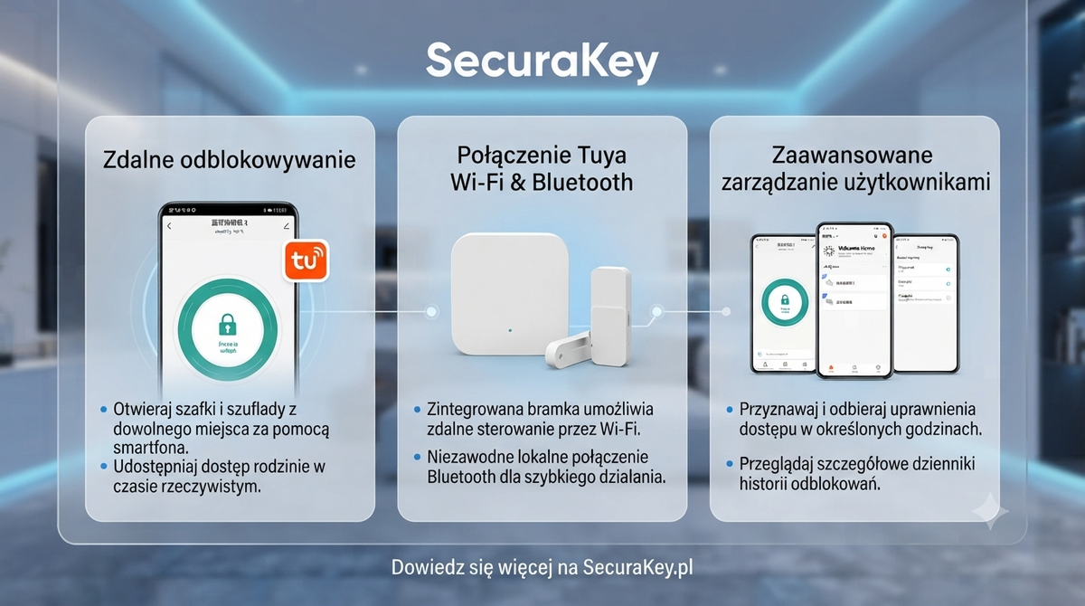 SecuraKey Inteligentny Zamek Sterowany Bluetooth i Karta Dostępu / Zabezpiecz Swoją Prywatność 🛡️