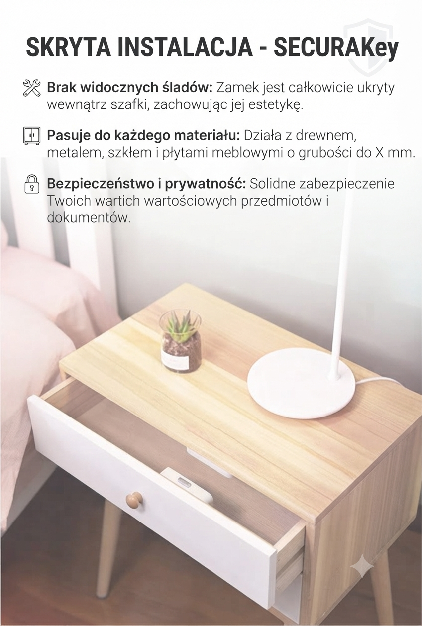 SecuraKey Inteligentny Zamek Sterowany Bluetooth i Karta Dostępu / Zabezpiecz Swoją Prywatność 🛡️